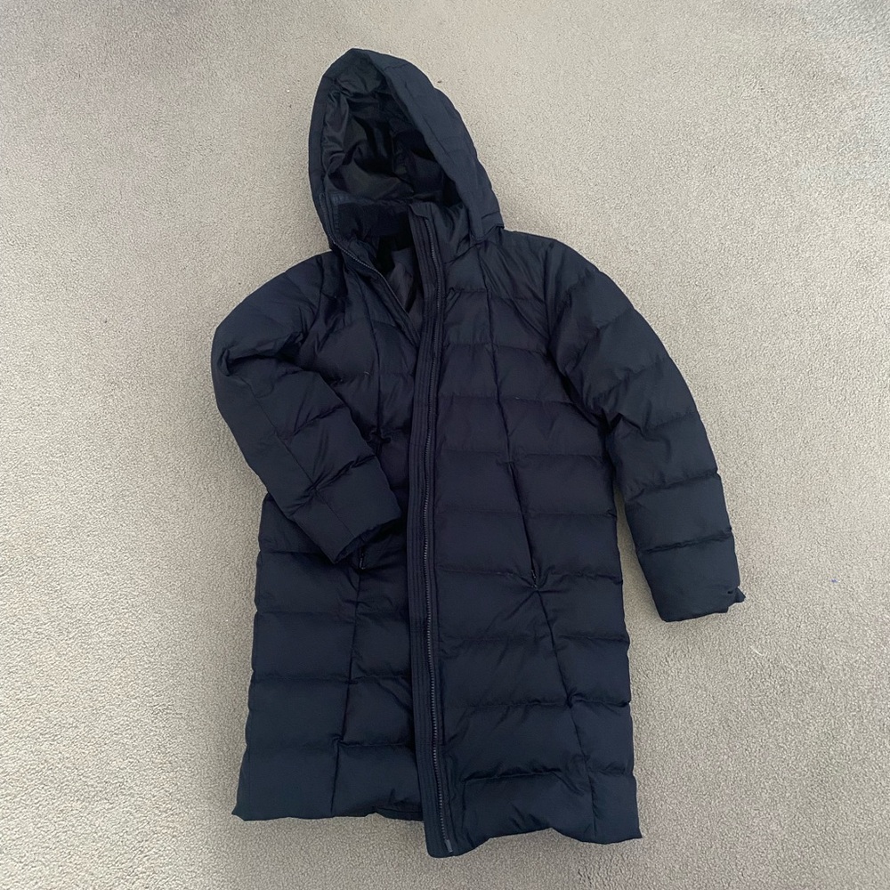 Women’s Lands' End Black Hooded Jacket